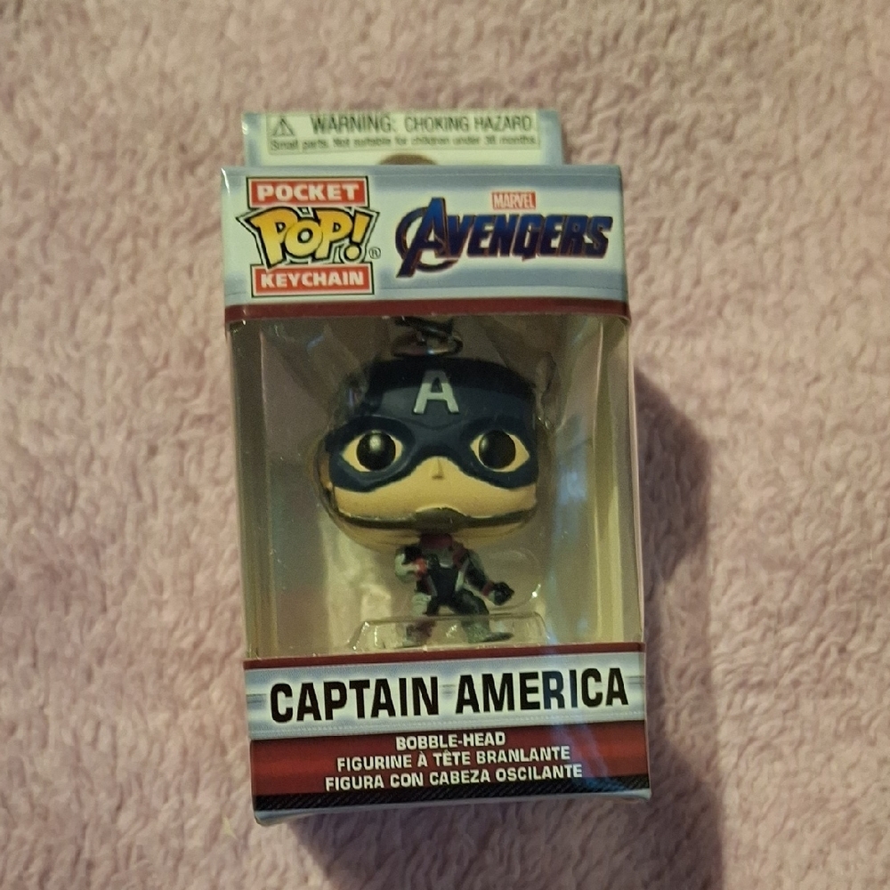 Captain America Funko Keychain